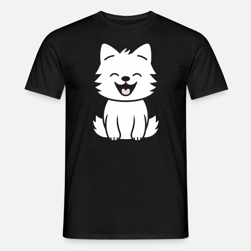 Wolf - Männer T-Shirt - Schwarz