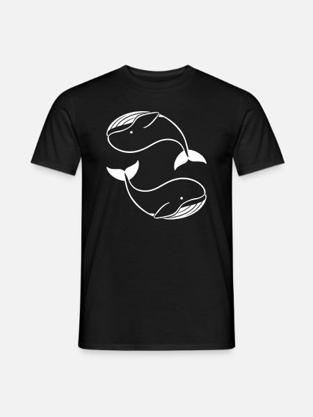 Baby-Wal - Männer T-Shirt - Schwarz