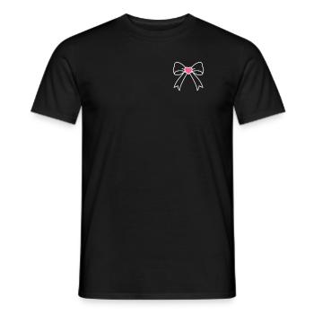 Sensibilisation cancer du sein - T-shirt homme - noir - Devant - AI Model Male 178 light (178cm)