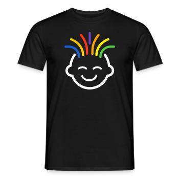 sensibilisation santé mentale - T-shirt homme - noir - Devant - AI Model Male 178 light (178cm)