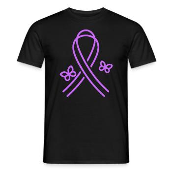 Sensibilisation à la maladie d’Alzheimer - T-shirt homme - noir - Devant - AI Model Male 178 light (178cm)