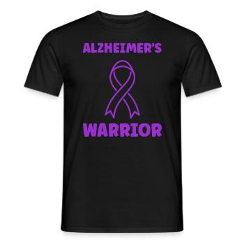 Sensibilisation à la maladie d’Alzheimer - T-shirt homme - noir - Devant - AI Model Male 178 light (178cm)