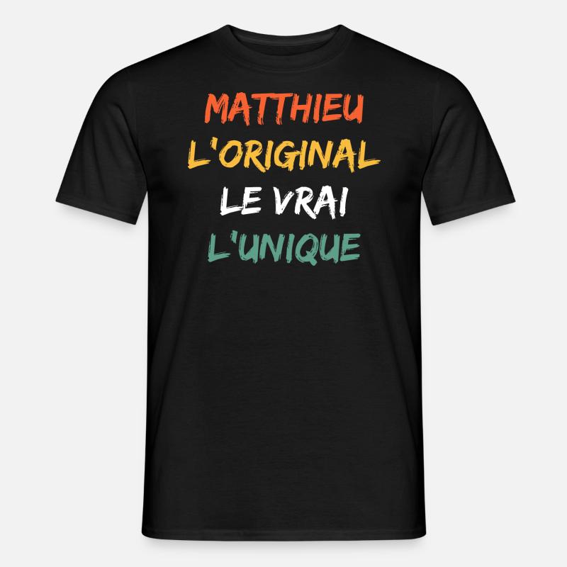 L'original le vrai l'unique Matthieu - T-shirt homme - noir