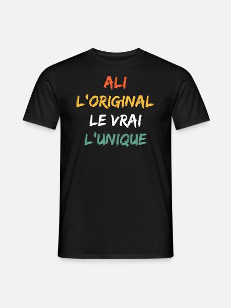 ali - T-shirt homme - noir