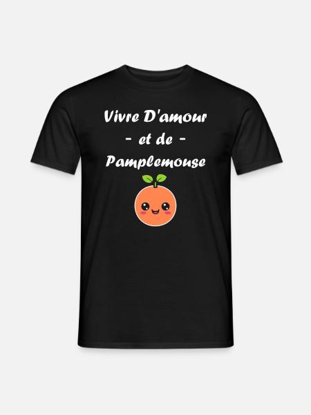 Humour Pamplemousse - T-shirt homme - noir