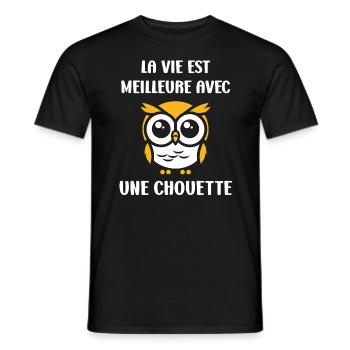 Nice humor - Men's T-Shirt - black - Front - AI Model Male 178 light (178cm)