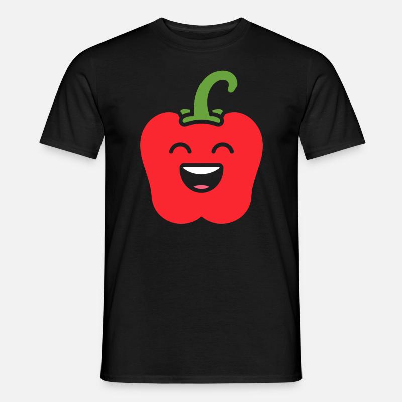 Pfeffer - Männer T-Shirt - Schwarz