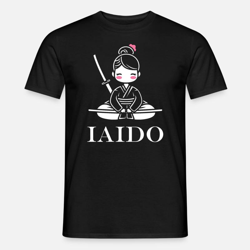 iaido - Männer T-Shirt - Schwarz