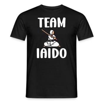 iaido - T-shirt homme - noir - Devant - AI Model Male 178 light (178cm)