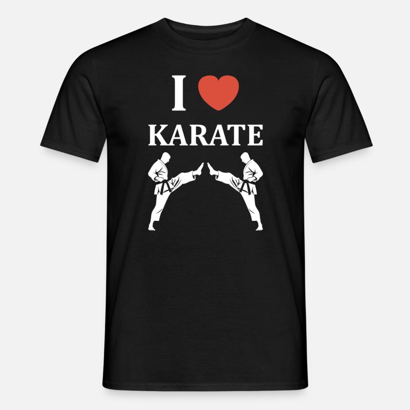 Karate - Männer T-Shirt - Schwarz