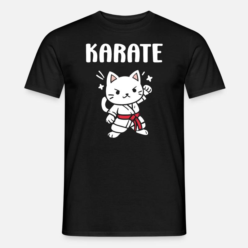 Karate - Männer T-Shirt - Schwarz