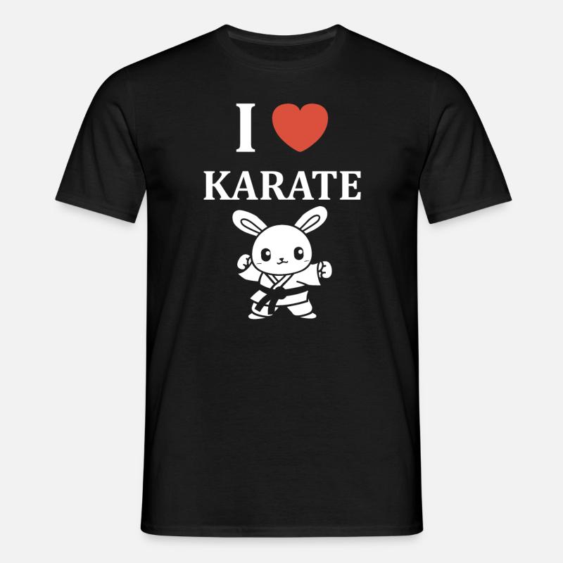 Karate - Männer T-Shirt - Schwarz