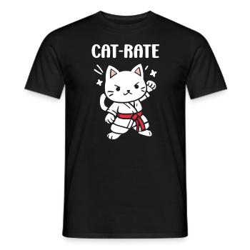Karate - Männer T-Shirt - Schwarz - Vorne - AI Model Male 178 light (178cm)