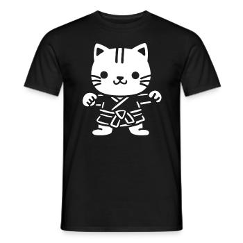 karate - T-shirt homme - noir - Devant - AI Model Male 178 light (178cm)