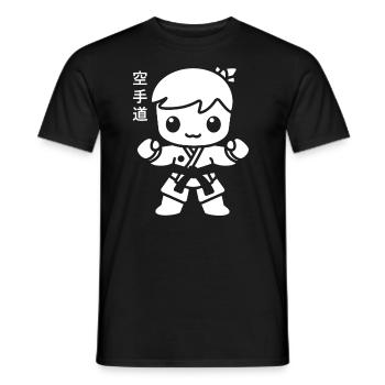 Karate - Männer T-Shirt - Schwarz - Vorne - AI Model Male 178 light (178cm)