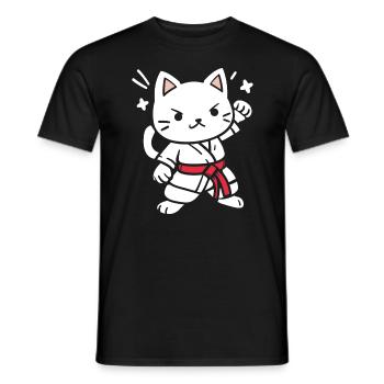 karate - T-shirt homme - noir - Devant - AI Model Male 178 light (178cm)