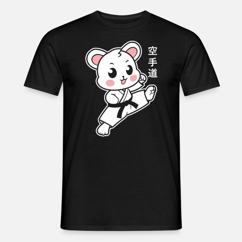 Karate - Männer T-Shirt - Schwarz