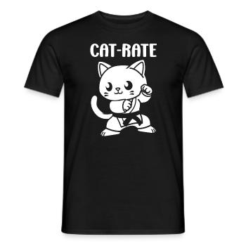 Karate - Männer T-Shirt - Schwarz - Vorne - AI Model Male 178 light (178cm)