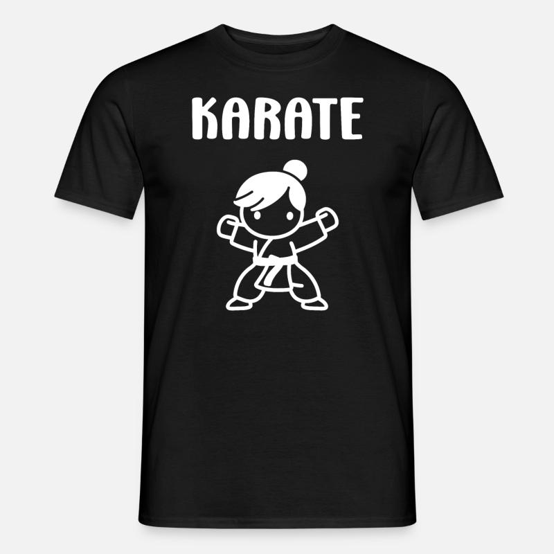 Karate - Männer T-Shirt - Schwarz