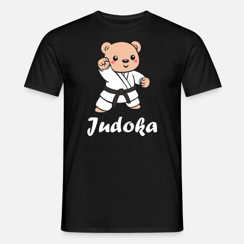 Judo - Männer T-Shirt - Schwarz