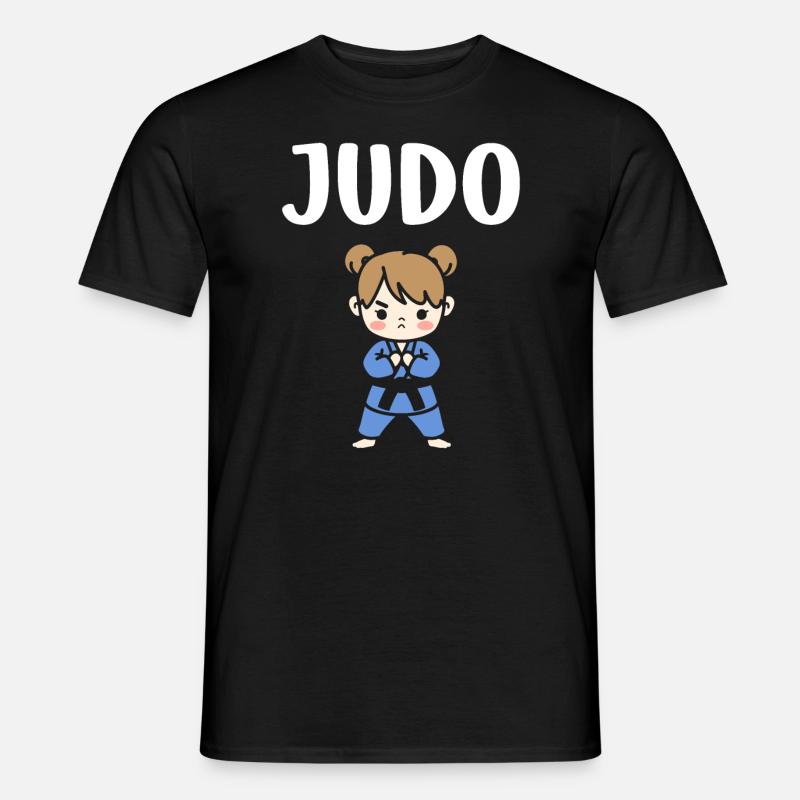 Judo - Männer T-Shirt - Schwarz