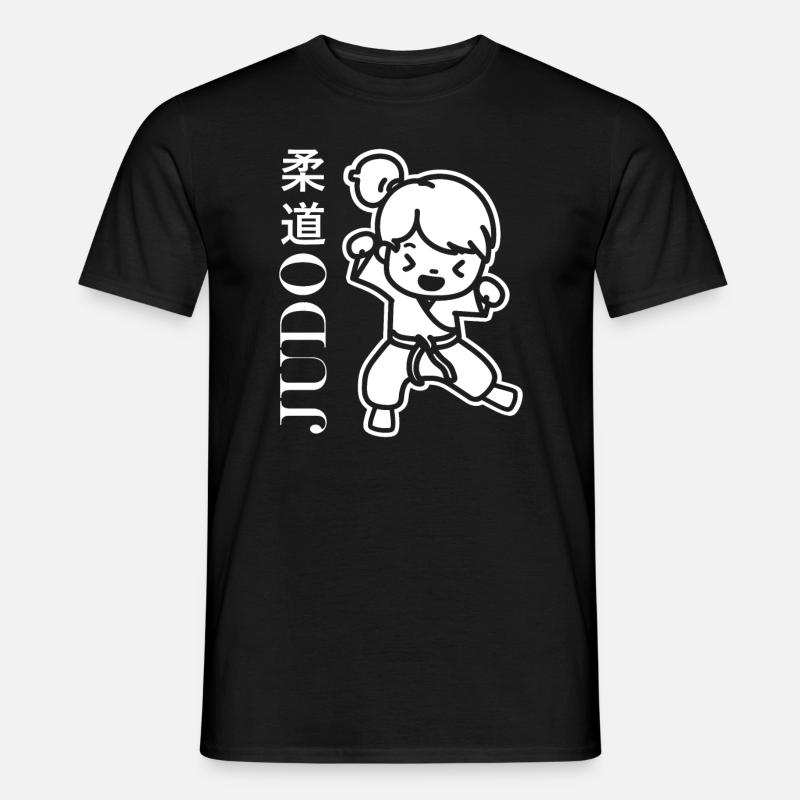 Judo - Männer T-Shirt - Schwarz