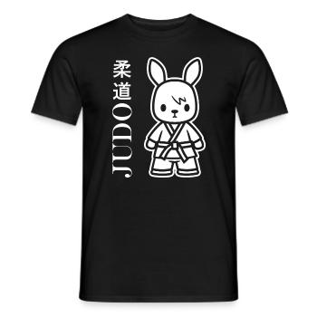 judo - Men's T-Shirt - black - Front - AI Model Male 178 light (178cm)