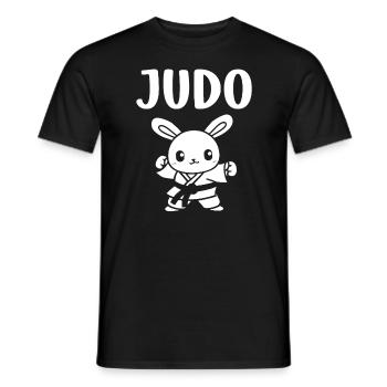 judo - Men's T-Shirt - black - Front - AI Model Male 178 light (178cm)