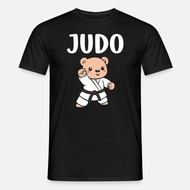 Judo - Männer T-Shirt - Schwarz