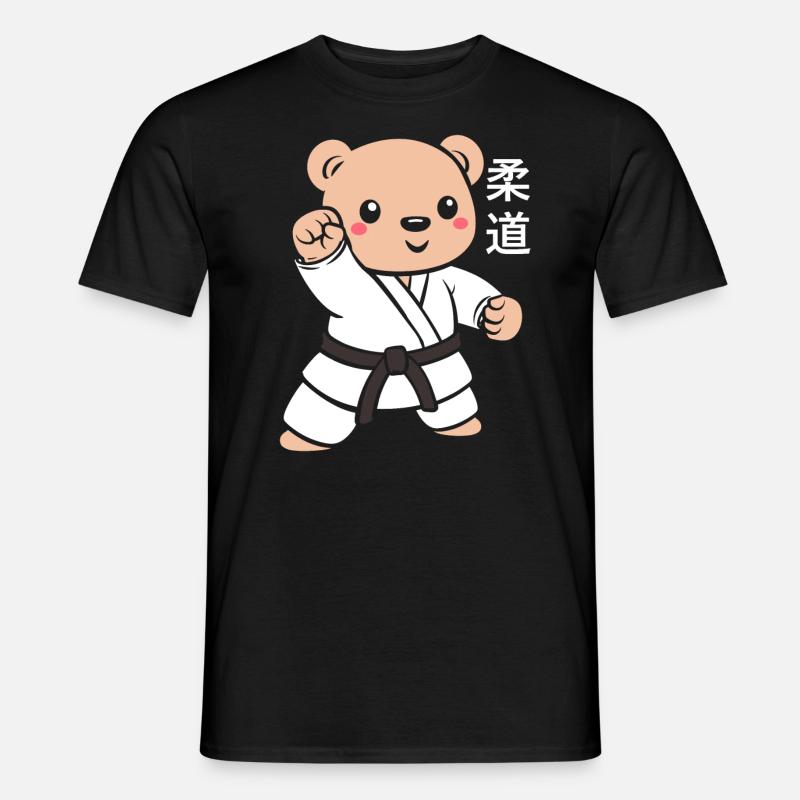 Judo - Männer T-Shirt - Schwarz