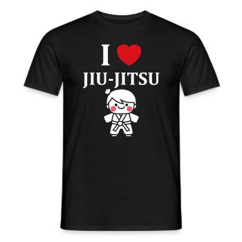 Jiu Jitsu - Men's T-Shirt - black - Front - AI Model Male 178 light (178cm)