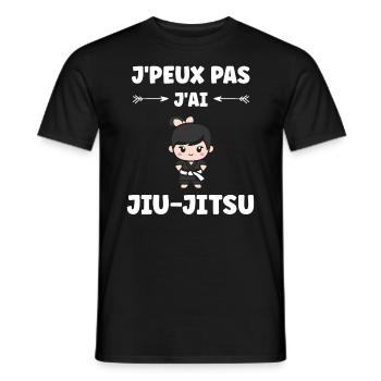 Jiu Jitsu - Men's T-Shirt - black - Front - AI Model Male 178 light (178cm)