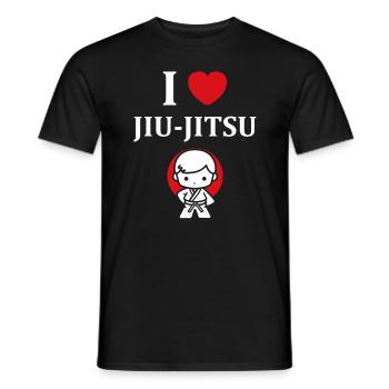 Jiu Jitsu - Männer T-Shirt - Schwarz - Vorne - AI Model Male 178 light (178cm)