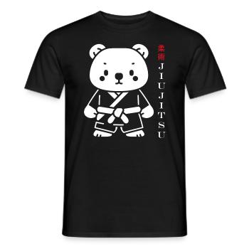Jiu Jitsu - Men's T-Shirt - black - Front - AI Model Male 178 light (178cm)