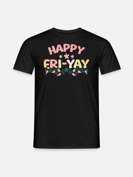 Humor Friday Teacher Weekend - Men's T-Shirt - black
