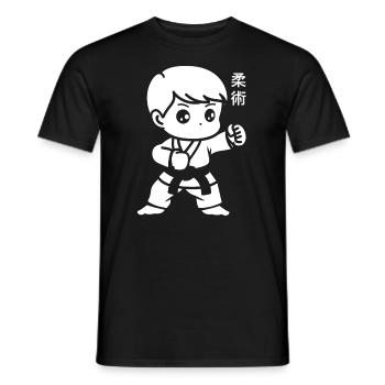 Jiu Jitsu - Men's T-Shirt - black - Front - AI Model Male 178 light (178cm)