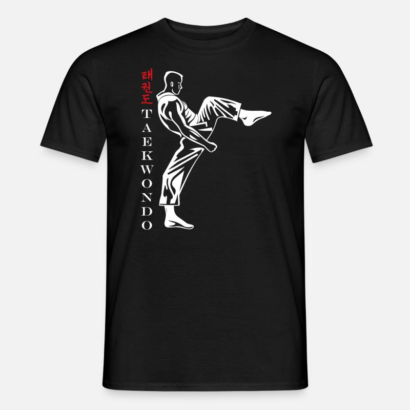 Taekwondo - Männer T-Shirt - Schwarz