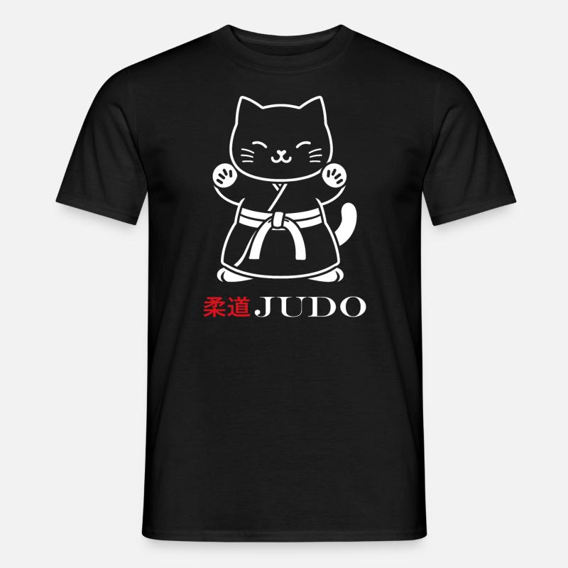 Judo - Männer T-Shirt - Schwarz