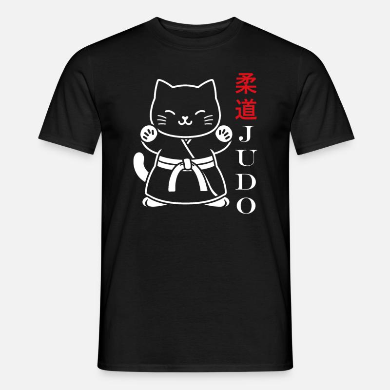 Judo - Männer T-Shirt - Schwarz