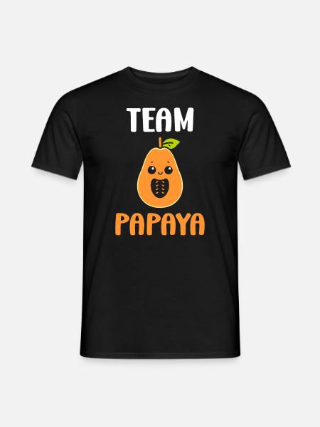 Papaya - Men's T-Shirt - black