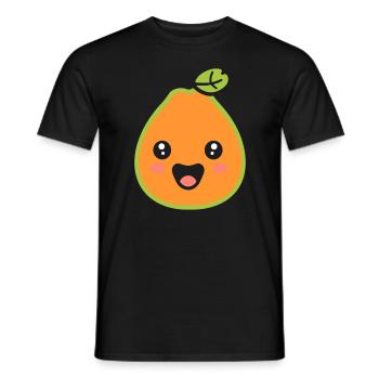 Papaya - Männer T-Shirt - Schwarz - Vorne - AI Model Male 178 light (178cm)