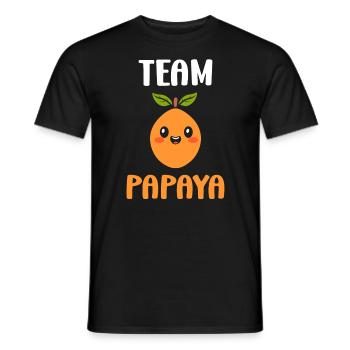 Papaya - Men's T-Shirt - black - Front - AI Model Male 178 light (178cm)