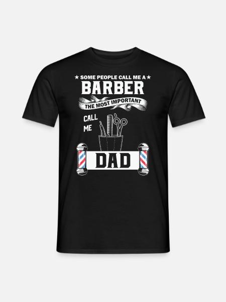 Coiffeur Cutter - T-shirt homme - noir