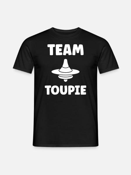 toupie - T-shirt homme - noir