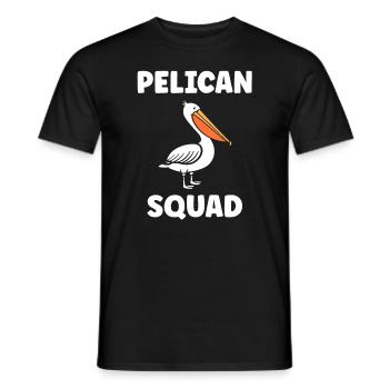 Pelican - Men's T-Shirt - black - Front - AI Model Male 178 light (178cm)