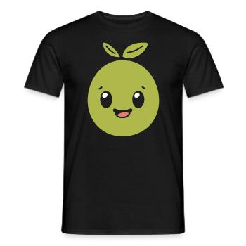 Olive - T-shirt homme - noir - Devant - AI Model Male 178 light (178cm)