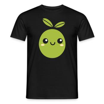 Olive - T-shirt homme - noir - Devant - AI Model Male 178 light (178cm)