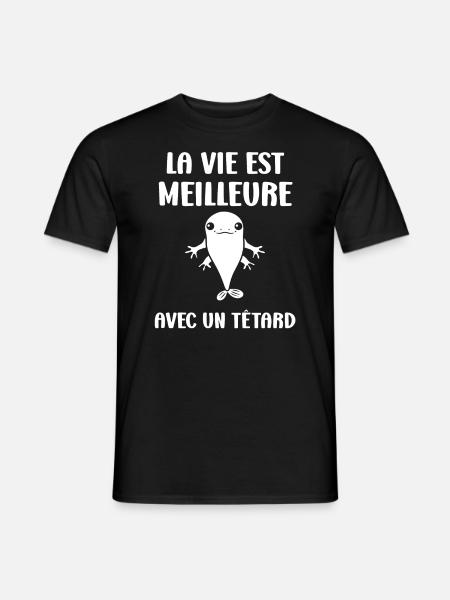 Têtard - T-shirt homme - noir