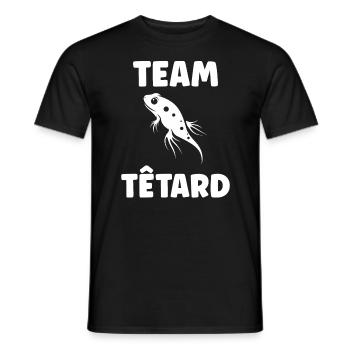 Têtard - T-shirt homme - noir - Devant - AI Model Male 178 light (178cm)