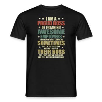 Humor, Coole Zitate, Vatertag - Männer T-Shirt - Schwarz - Vorne - AI Model Male 178 light (178cm)
